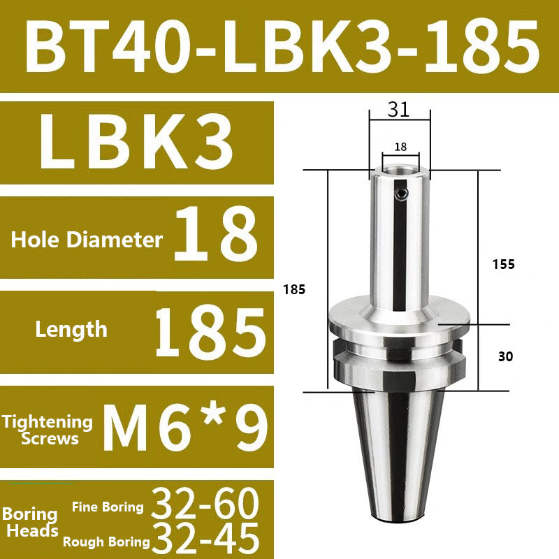 4006 BT-LBK Fine Rough Boring Tool Holder LBK Boring Head Connecting Shank CNC Tools Shandong Denso Pricision Tools Co.,Ltd.